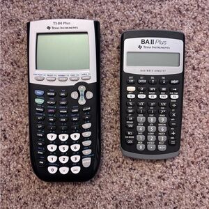 TI-84 Plus and BA II Plus Calculator Bundle